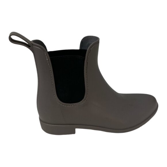 CAPELLI OF NY CHELSEA FLAT RAINBOOTS PULL-UP ANGLE BOOTIES GRAY SIZE 9 - Picture 3 of 11